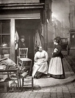 Street Life London 1878 - Old furniture Street Life London 1878 - Old furniture