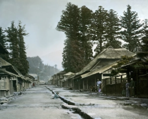 Street in Nikko, Japan