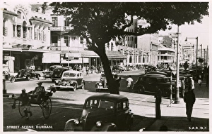 Street scene, Durban, Natal Province, South Africa Street scene, Durban, Natal Province, South Africa