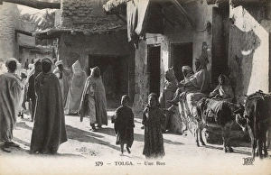 Street scene in Tolga, Biskra Province, Algeria Street scene in Tolga, Biskra Province, Algeria