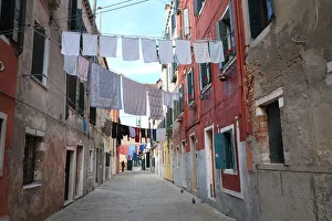Street washing out to dry, Arsenale, Venice Street washing out to dry, Arsenale, Venice