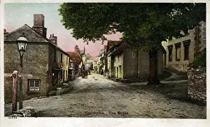 Prints of The Street, Yealmpton, Plymouth, near Elburton, Devon, England. Date: 1900s Plymouth Prints: The Street, Yealmpton, Devon Print 1900s