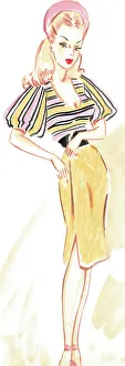 Hostesses Gallery: Stripey T - Murrays Cabaret Club costume design