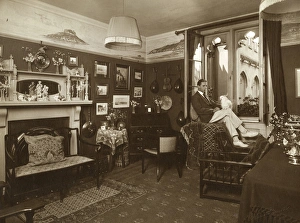 Student room, Trinity College, Cambridge, 1911 Student room, Trinity College, Cambridge, 1911
