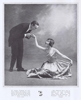 Study of the exhibition dancers Georges Fontana and Marjorie Study of the exhibition dancers Georges Fontana and Marjorie