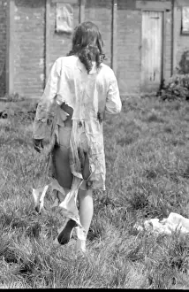 Stunt Woman Cannonball Loses Her Knickers Print, 1973
