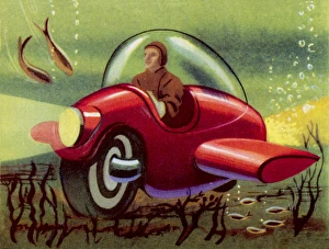 <b class=qtipBold><figcaption>Submarine Motorbike</figcaption></b><br>Submarine Motor Cycle<br><em>© Mary Evans Picture Library</em> Submarine Motorbike