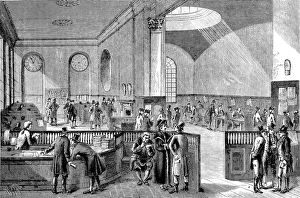 The Subscription Room at Lloyds of London, 18th century The Subscription Room at Lloyds of London, 18th century