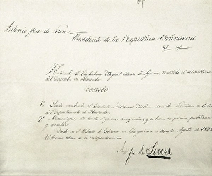 SUCRE, Antonio Jos頤e (1795-1830). Venezuelan military SUCRE, Antonio Jos頤e (1795-1830). Venezuelan military