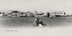 Suez at low tide, Egypt Suez at low tide, Egypt