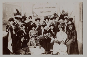 Suffragette Annie Kenney Released Prisoners Suffragette Annie Kenney Released Prisoners
