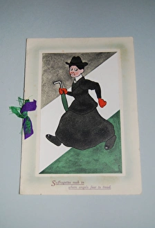 Suffragette Christmas Card Where Angels Fear To Tread Suffragette Christmas Card Where Angels Fear To Tread