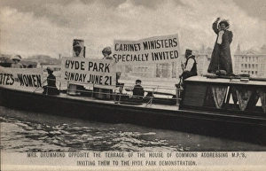 Suffragette Hyde Park Demonstration 1908 Suffragette Hyde Park Demonstration 1908