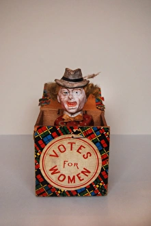 Suffragette Jack-in-the-Box Votes for Women Suffragette Jack-in-the-Box Votes for Women
