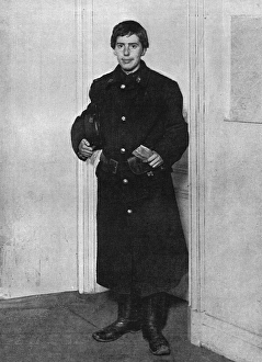Suffragette Jessie Kennedy as a telegraph boy Suffragette Jessie Kennedy as a telegraph boy