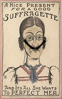Suffragette Nice Present of Moustache Suffragette Nice Present of Moustache