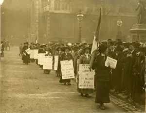 Suffragette procession Parliament Square Suffragette procession Parliament Square