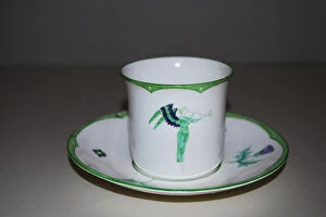 Images Dated 17th October 2013: Suffragette Scottish W.S.P.U Cup & Saucer