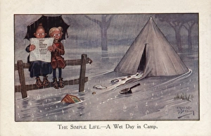 Suffragette, Simple Life - Wet day in Camp Suffragette, Simple Life - Wet day in Camp