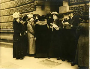 Suffragette trial of Emmeline Pankhurst Suffragette trial of Emmeline Pankhurst