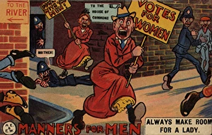 Suffragette Votes for Women, Manners for Men Suffragette Votes for Women, Manners for Men