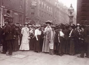 Wait Gallery: Suffragettes Gathered at Bow Street