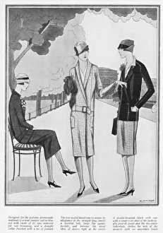 Three suits for an afternoon promenade, Paris, 1926 Three suits for an afternoon promenade, Paris, 1926
