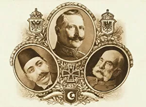 Sultan Mehmed V Reshad of Turkey & allies