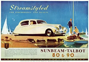 Motors Gallery: Sunbeam Talbot advertisement