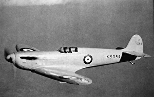Supermarine Spitfire prototype aloft Supermarine Spitfire prototype aloft