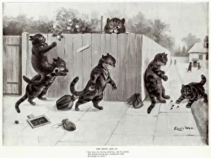 Supplement, The Seven Ages by Louis Wain - Two Supplement, The Seven Ages by Louis Wain - Two