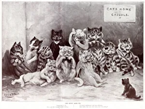 Supplement, The Seven Ages by Louis Wain - Seven Supplement, The Seven Ages by Louis Wain - Seven