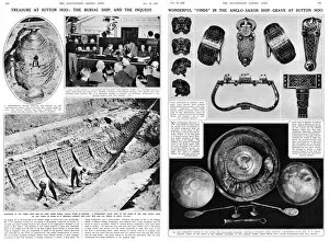 Burial Gallery: Sutton Hoo treasure