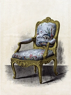 Swedish armchair in the rococo style Swedish armchair in the rococo style