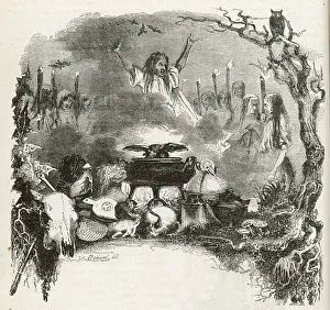 <b class=qtipBold><figcaption>Swedish Sabbat</figcaption></b><br>MORA, SWEDEN The witches gather on the Blokula<br><em>© Mary Evans Picture Library</em> Swedish Sabbat