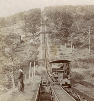 Switchback railway, Mauch Chunk, Pennsylvania, USA Switchback railway, Mauch Chunk, Pennsylvania, USA