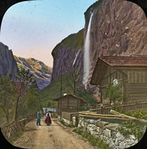 Switzerland - Lauterbrunnen, the Staubbach Switzerland - Lauterbrunnen, the Staubbach