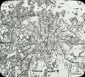 Jackson Gallery: Sydney, Australia - Map of Sydney and Port Jackson