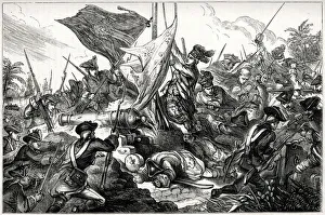 The Taking of Fort Louis, Guadeloupe, West Indies, by British forces against the French The Taking of Fort Louis, Guadeloupe, West Indies, by British forces against the French