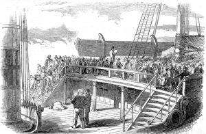 Taking the Roll Call on an Emigrant Ship, 1850 Taking the Roll Call on an Emigrant Ship, 1850