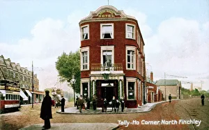 Trams Gallery: Tally-Ho Corner, North Finchley, North London