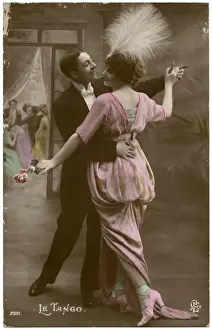 Mary Evans Prints Online: Tango Dress Trailing Print, 1914