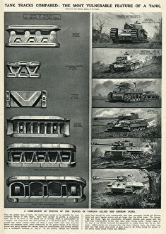 Sherman Gallery: Tank tracks compared by G. H. Davis
