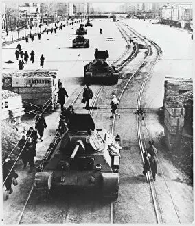 Tanks in Leningrad St