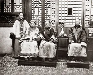 Tao-Tai of Anching and his family, 1878, by Kung Tai. Date: 1878 Tao-Tai of Anching and his family, 1878, by Kung Tai. Date: 1878