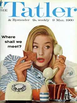 Breakfast Gallery: Tatler front cover, 9 March 1960