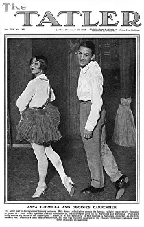 Tatler cover - Anna Ludmilla and Jack Dempsey Tatler cover - Anna Ludmilla and Jack Dempsey