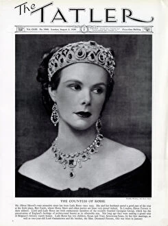 Jones Collection: Tatler cover, Countess of Rosse