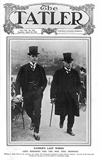 Tatler cover, Lord Rosebery & Hon. Neil Primrose Tatler cover, Lord Rosebery & Hon. Neil Primrose
