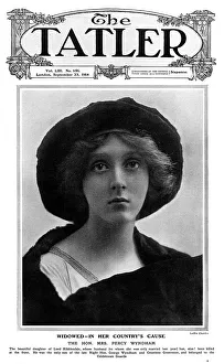 Tatler front cover - Mrs Percy Wyndham widowed, WW1 Tatler front cover - Mrs Percy Wyndham widowed, WW1